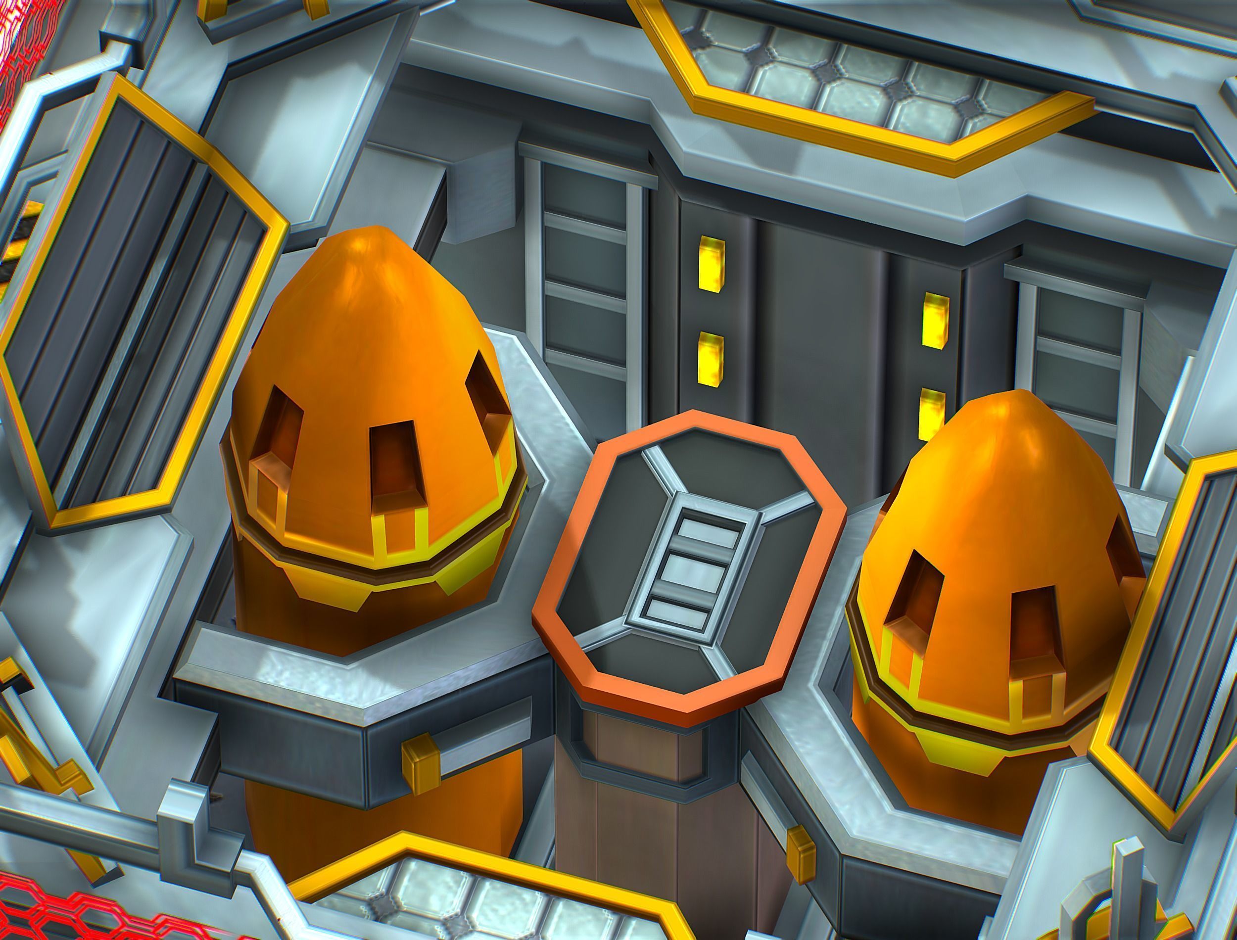 isometrical bomb torpedo launcher ALL Low-poly 3D model_16