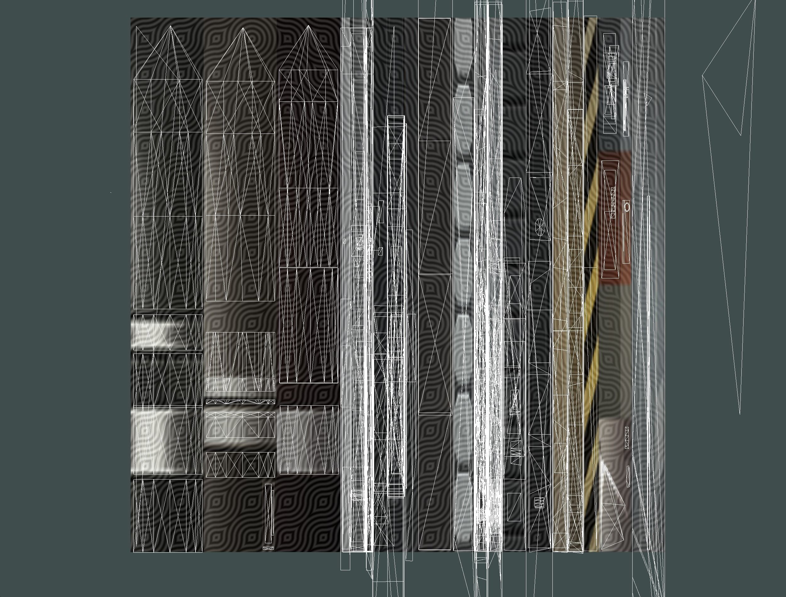 isometrical bomb torpedo launcher ALL Low-poly 3D model_25