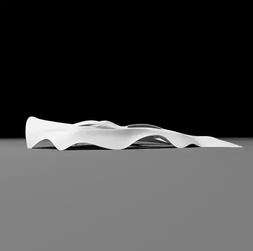 organic architecture shell 3d max 2022