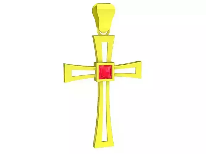 diamond cross  pendant 4259