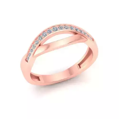 Solitaire Wedding Engagement Women Band Ring 3D print model Solitaire Wedding Engagement Women Band Ring 3D print model