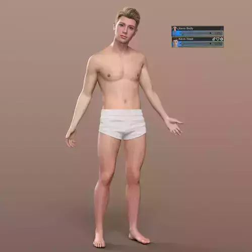Kevin Pro Textures for Genesis 9  3D model