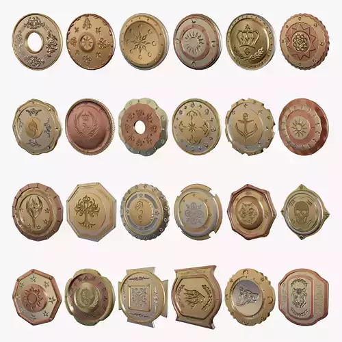 Metallic Coins Full Pack