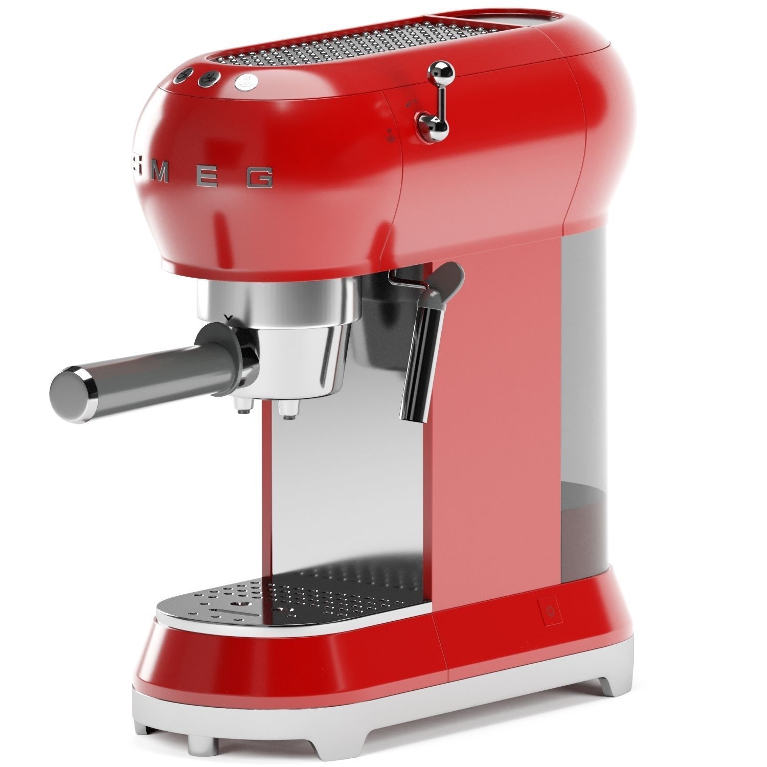 SMEG manual espresso coffee machine 3D model_5