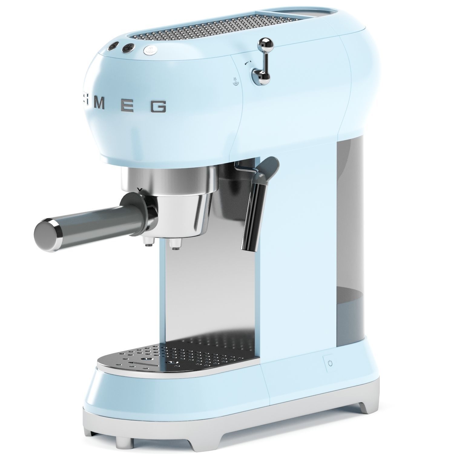 SMEG manual espresso coffee machine 3D model_2