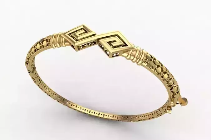 Gold Bracelet 21 3D print model