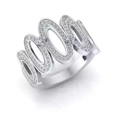 Solitaire Wedding Engagement Women Band Ring 3D print model Solitaire Wedding Engagement Women Band Ring 3D print model