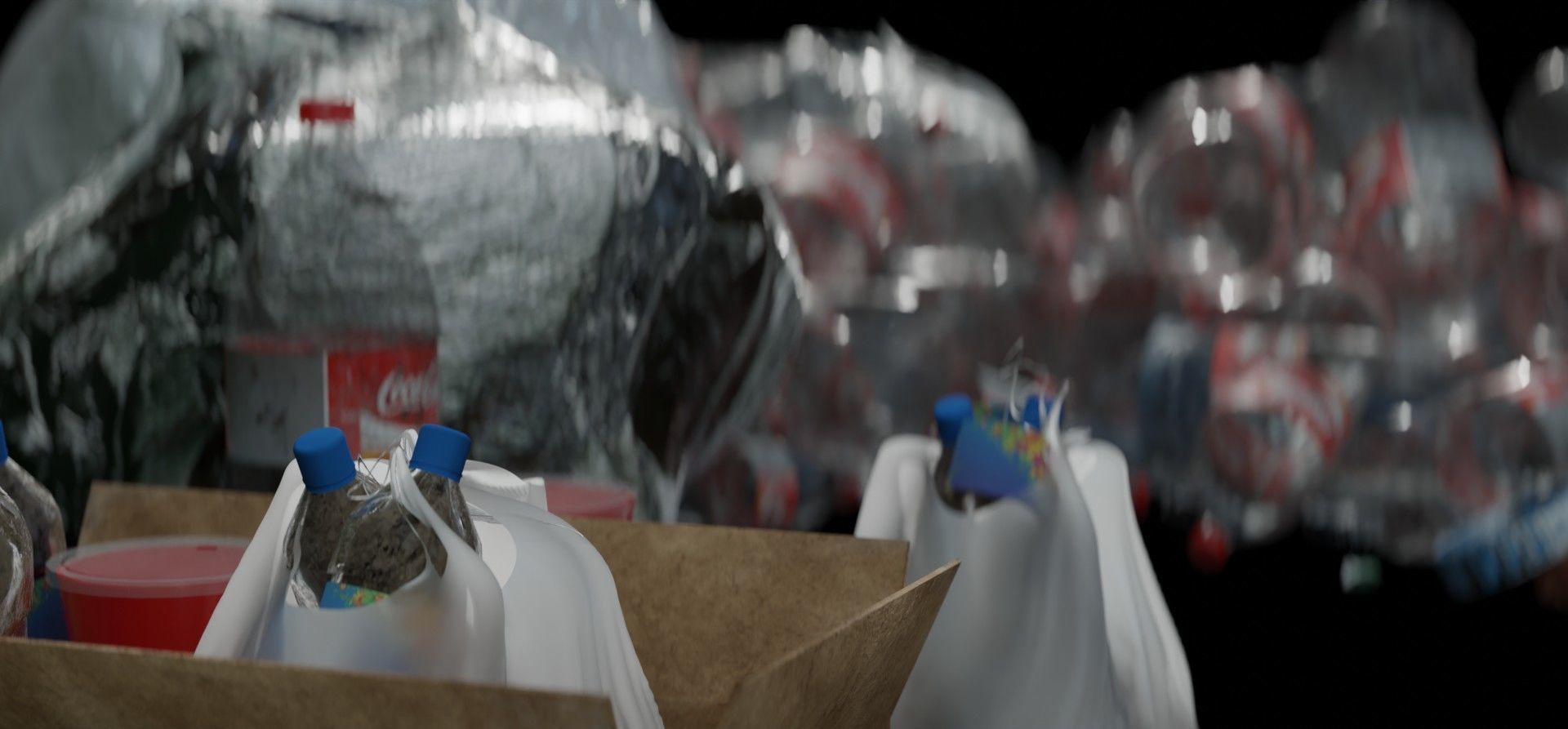  Garbage Kit - 3D Asset  Low poly 3D model Low-poly 3D model_4