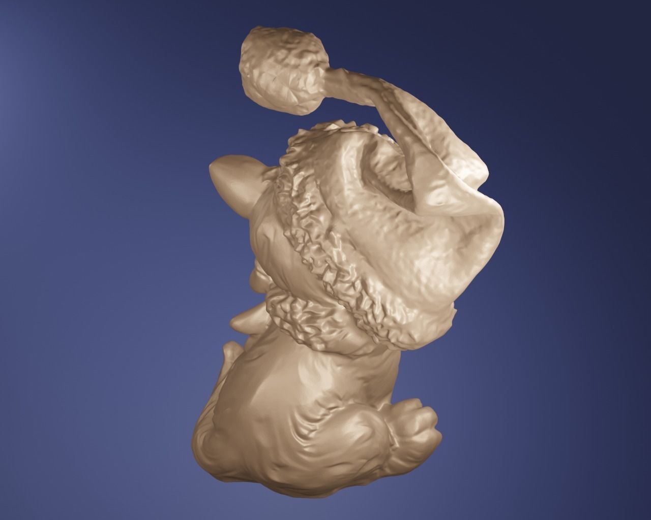 Christmas Cat  3D print model_6