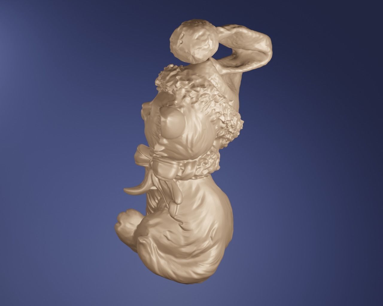 Christmas Cat  3D print model_5