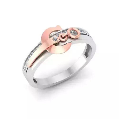 Solitaire Wedding Engagement Women Band Ring 3D print model Solitaire Wedding Engagement Women Band Ring 3D print model