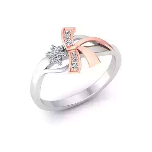 Solitaire Wedding Engagement Women Band Ring 3D print model Solitaire Wedding Engagement Women Band Ring 3D print model