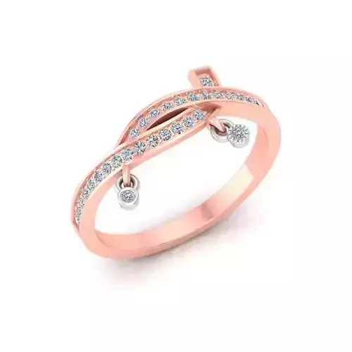 Solitaire Wedding Engagement Women Band Ring 3D print model Solitaire Wedding Engagement Women Band Ring 3D print model