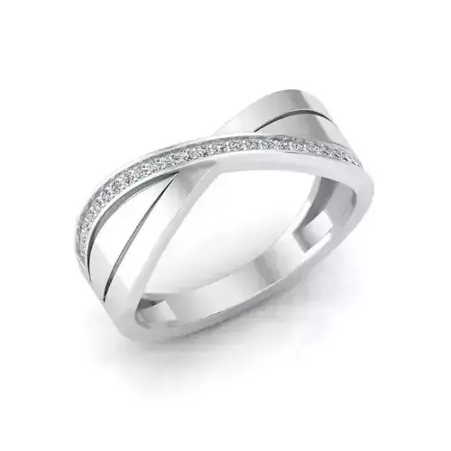 Solitaire Wedding Engagement Women Band Ring 3D print model Solitaire Wedding Engagement Women Band Ring 3D print model