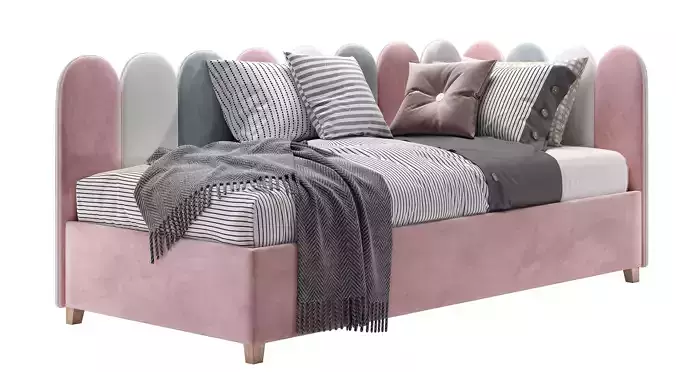 Aria Corner Bed 3D model