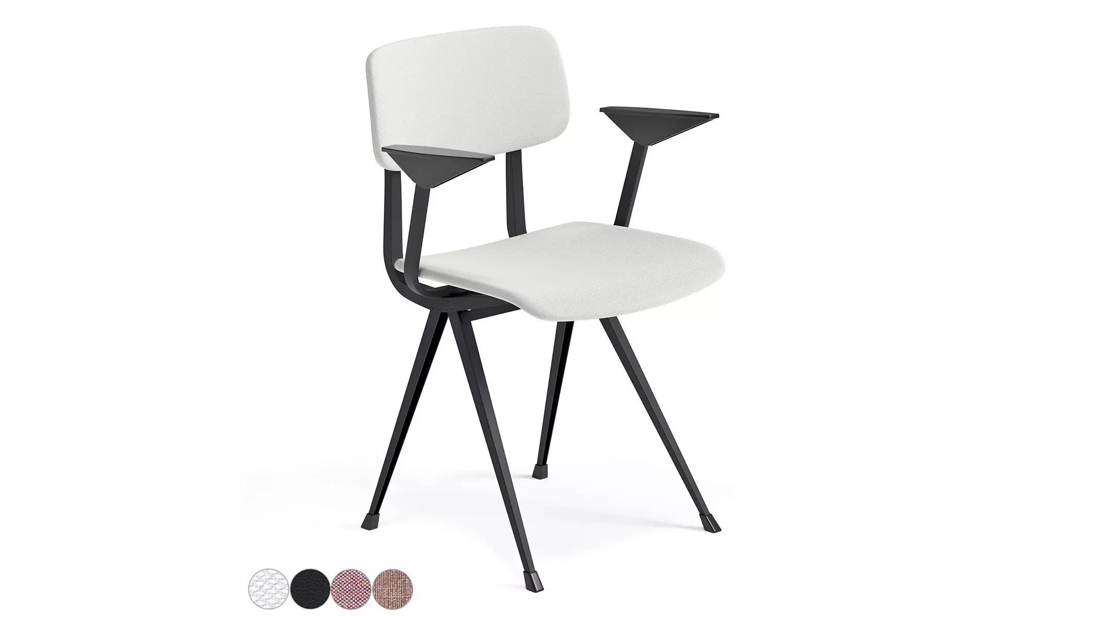 HAY Result Armchairs Full Upholstery 3D model