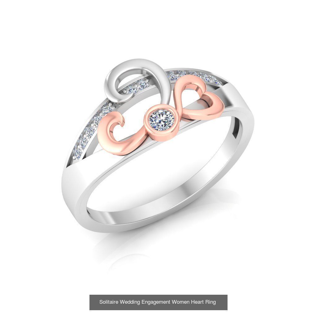 86 Solitaire Wedding Engagement Women Band Rings Collection _23