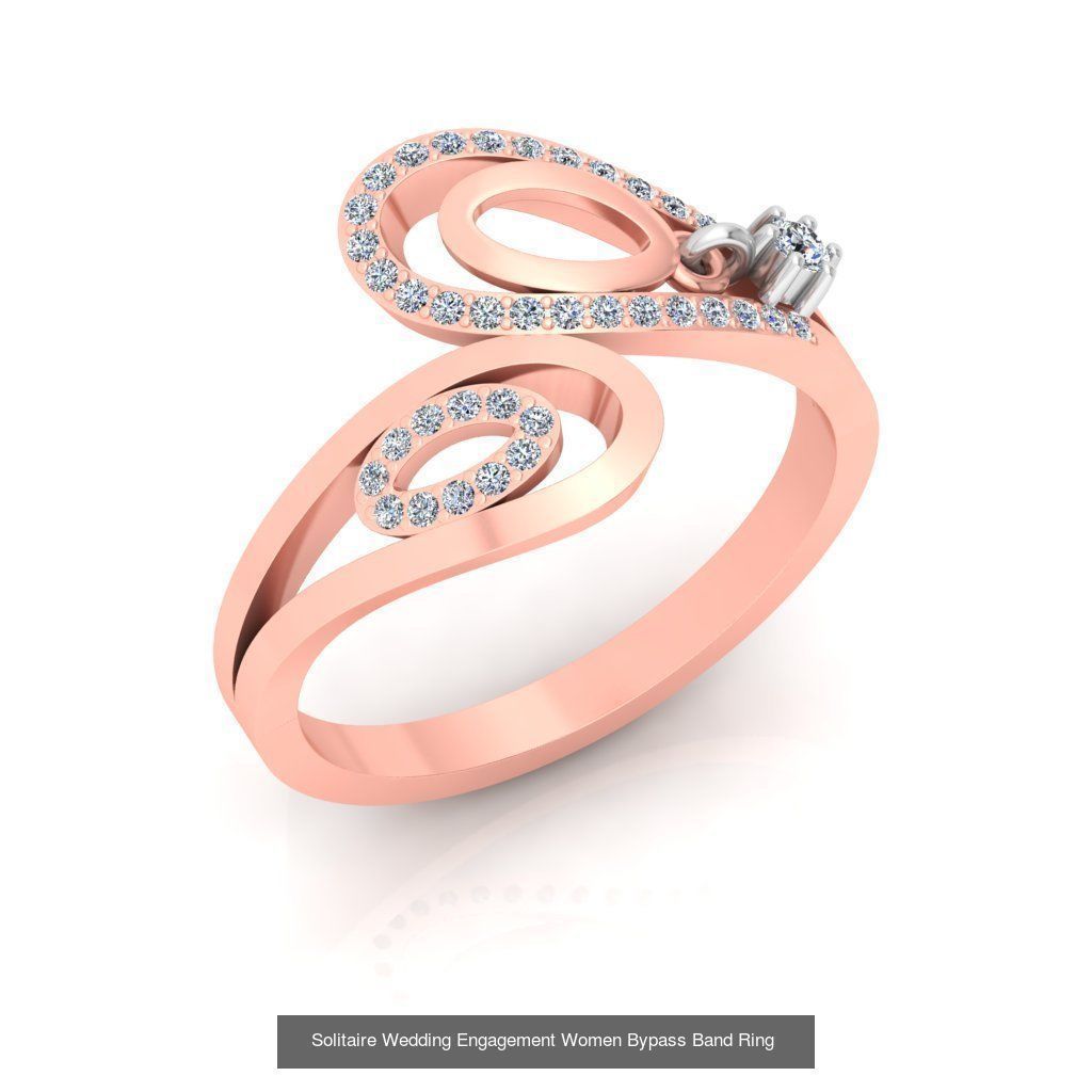 86 Solitaire Wedding Engagement Women Band Rings Collection _72