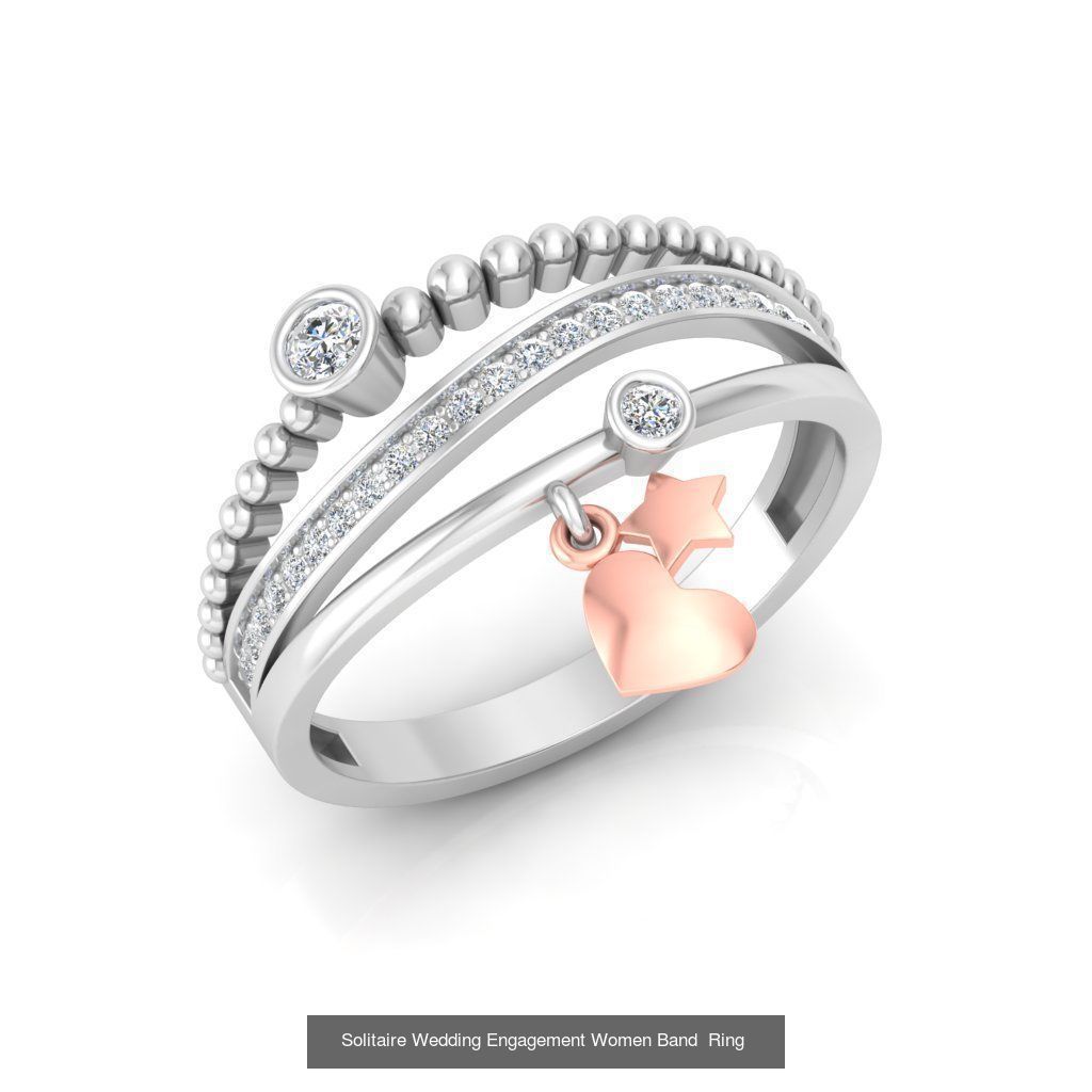 86 Solitaire Wedding Engagement Women Band Rings Collection _62