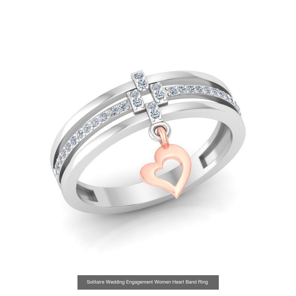 86 Solitaire Wedding Engagement Women Band Rings Collection _45