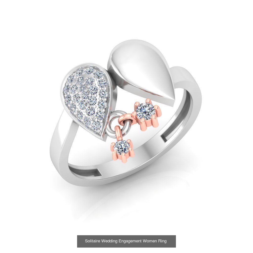 86 Solitaire Wedding Engagement Women Band Rings Collection _47