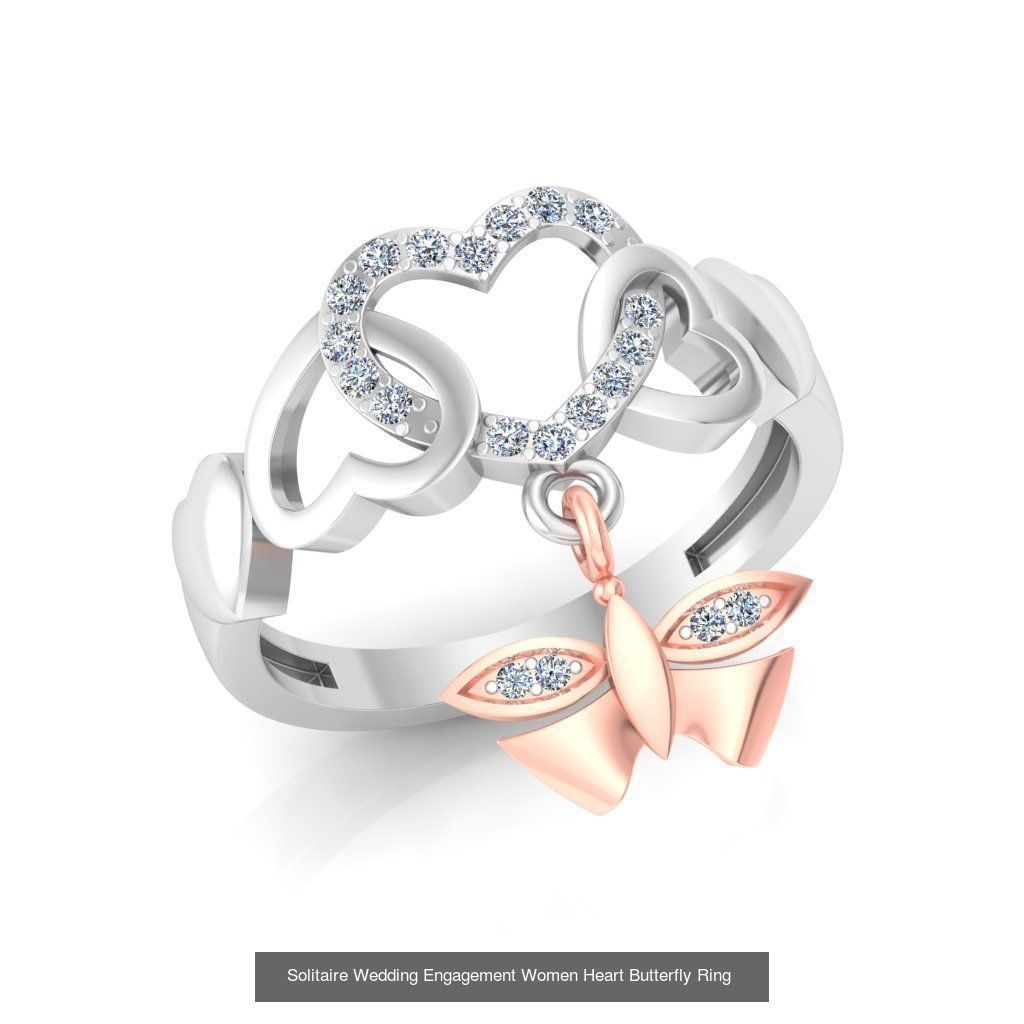 86 Solitaire Wedding Engagement Women Band Rings Collection _37