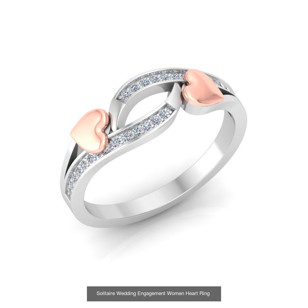 86 Solitaire Wedding Engagement Women Band Rings Collection _48