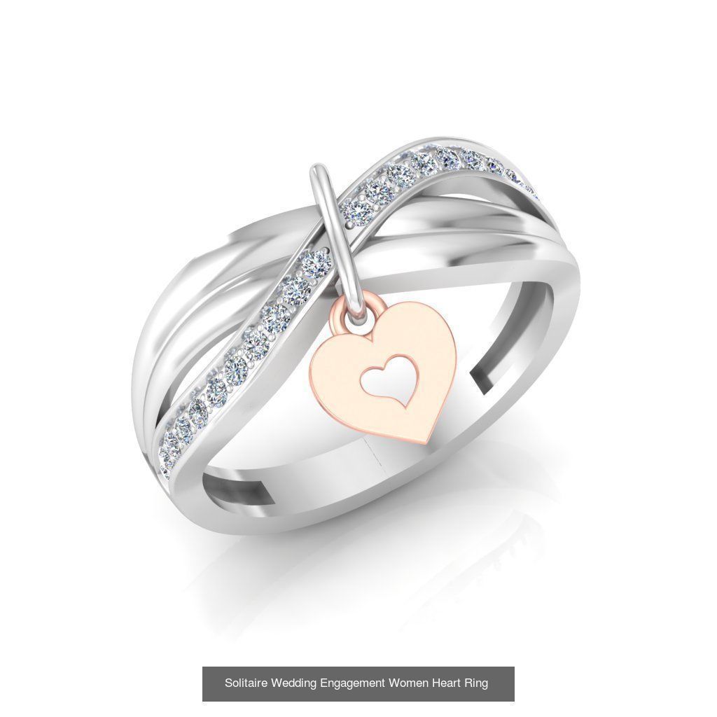 86 Solitaire Wedding Engagement Women Band Rings Collection _35