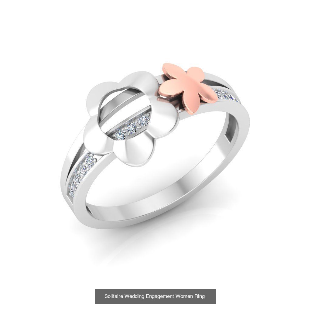 86 Solitaire Wedding Engagement Women Band Rings Collection _70