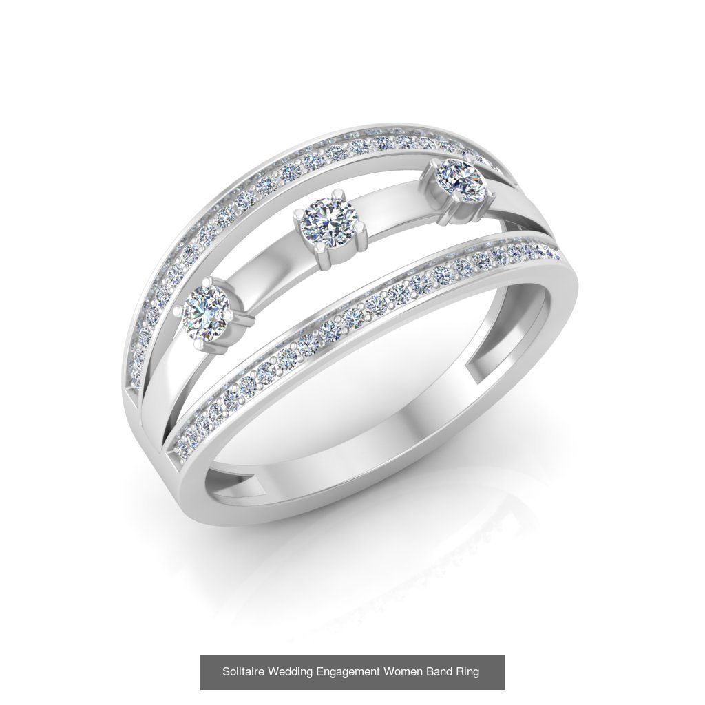 86 Solitaire Wedding Engagement Women Band Rings Collection _90