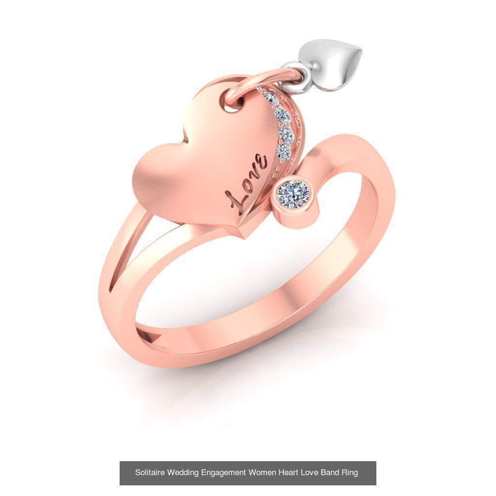 86 Solitaire Wedding Engagement Women Band Rings Collection _96