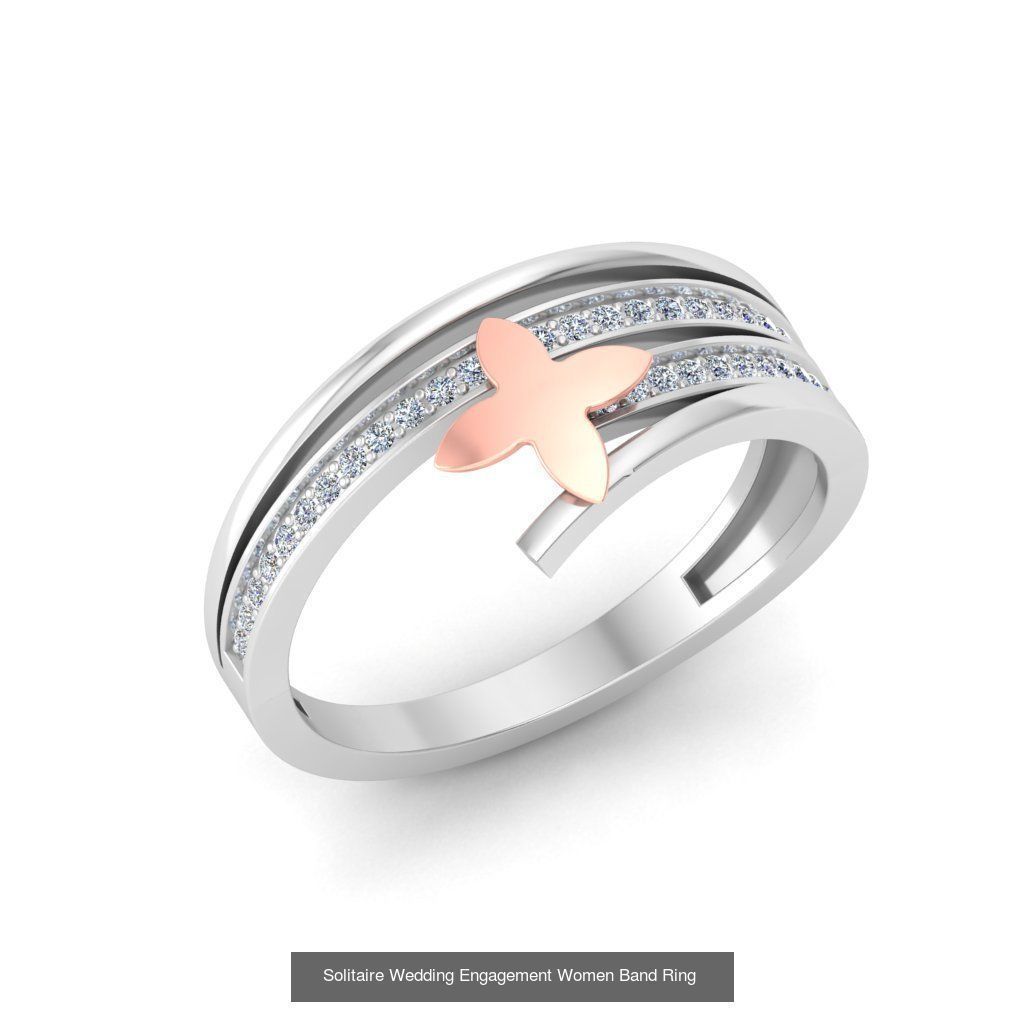 86 Solitaire Wedding Engagement Women Band Rings Collection _51