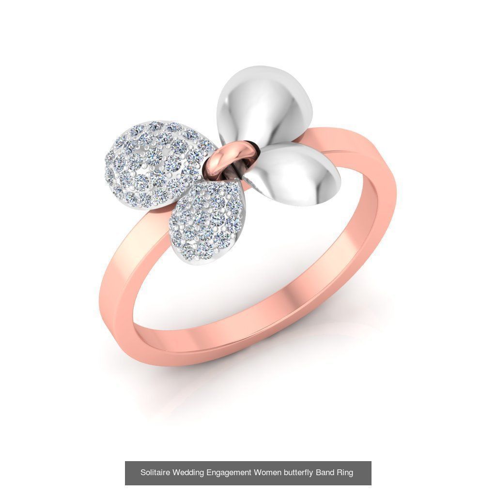 86 Solitaire Wedding Engagement Women Band Rings Collection _60