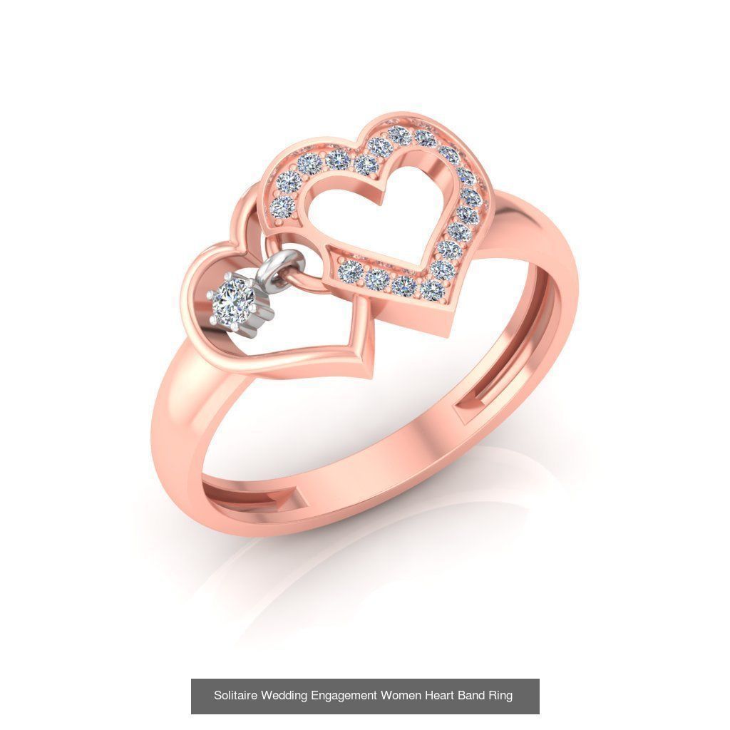 86 Solitaire Wedding Engagement Women Band Rings Collection _84