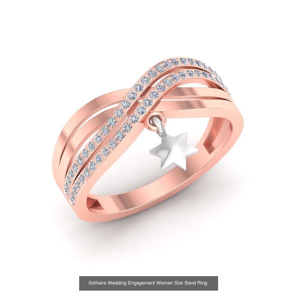 86 Solitaire Wedding Engagement Women Band Rings Collection _53