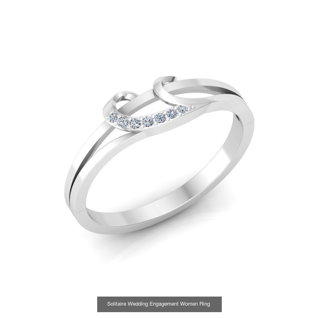 86 Solitaire Wedding Engagement Women Band Rings Collection _66