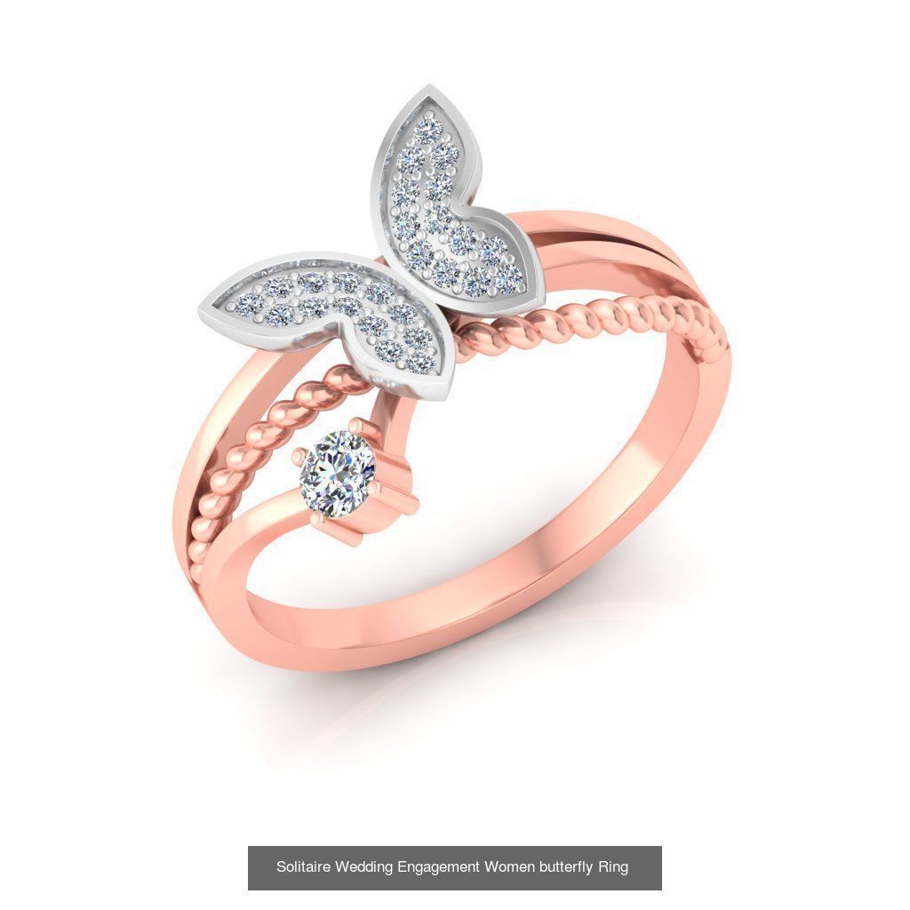 86 Solitaire Wedding Engagement Women Band Rings Collection _67