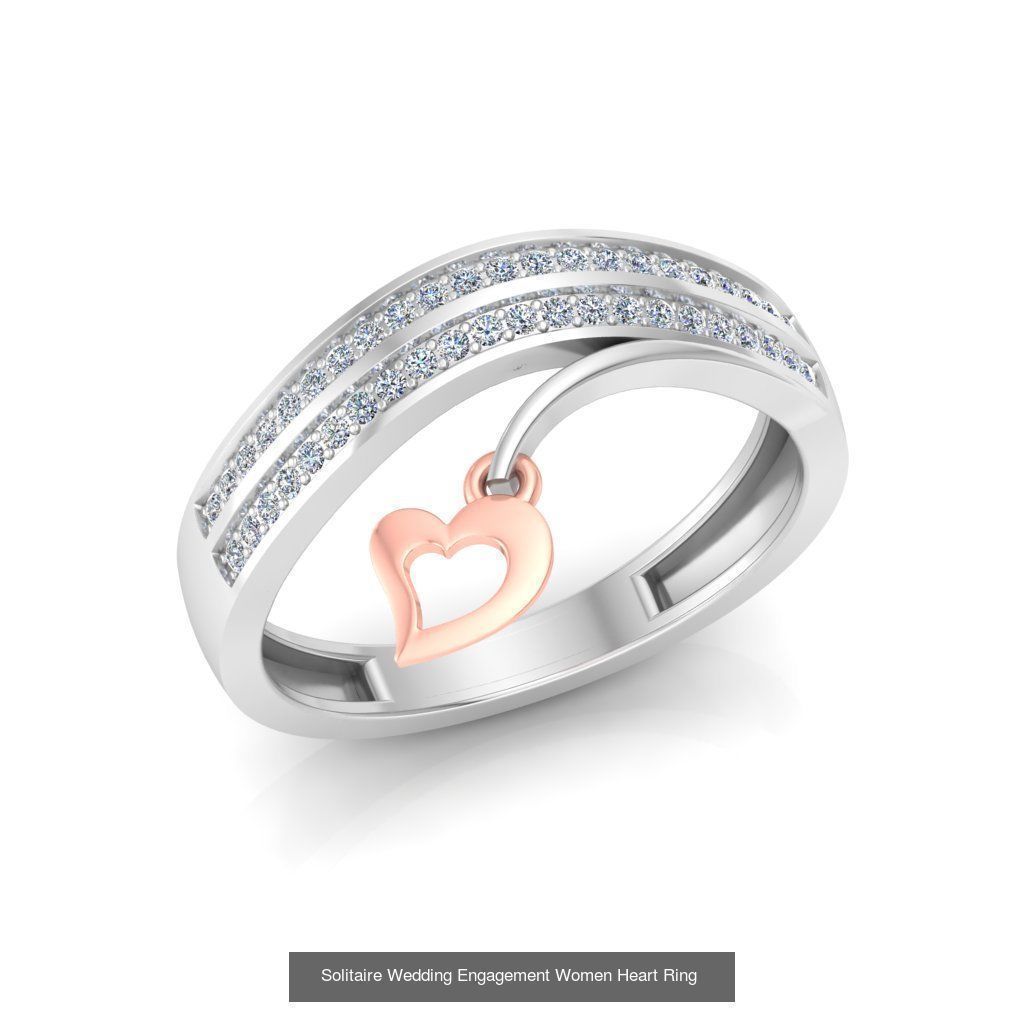 86 Solitaire Wedding Engagement Women Band Rings Collection _40