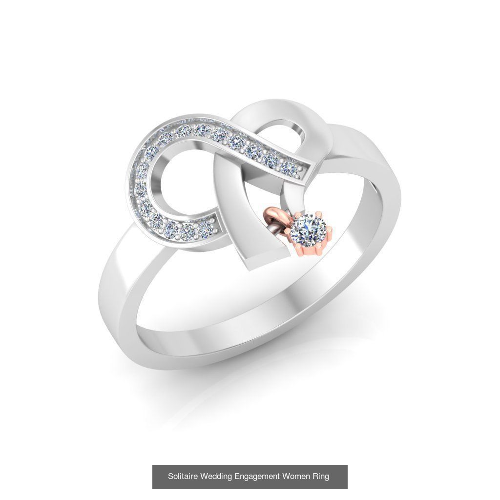 86 Solitaire Wedding Engagement Women Band Rings Collection _42
