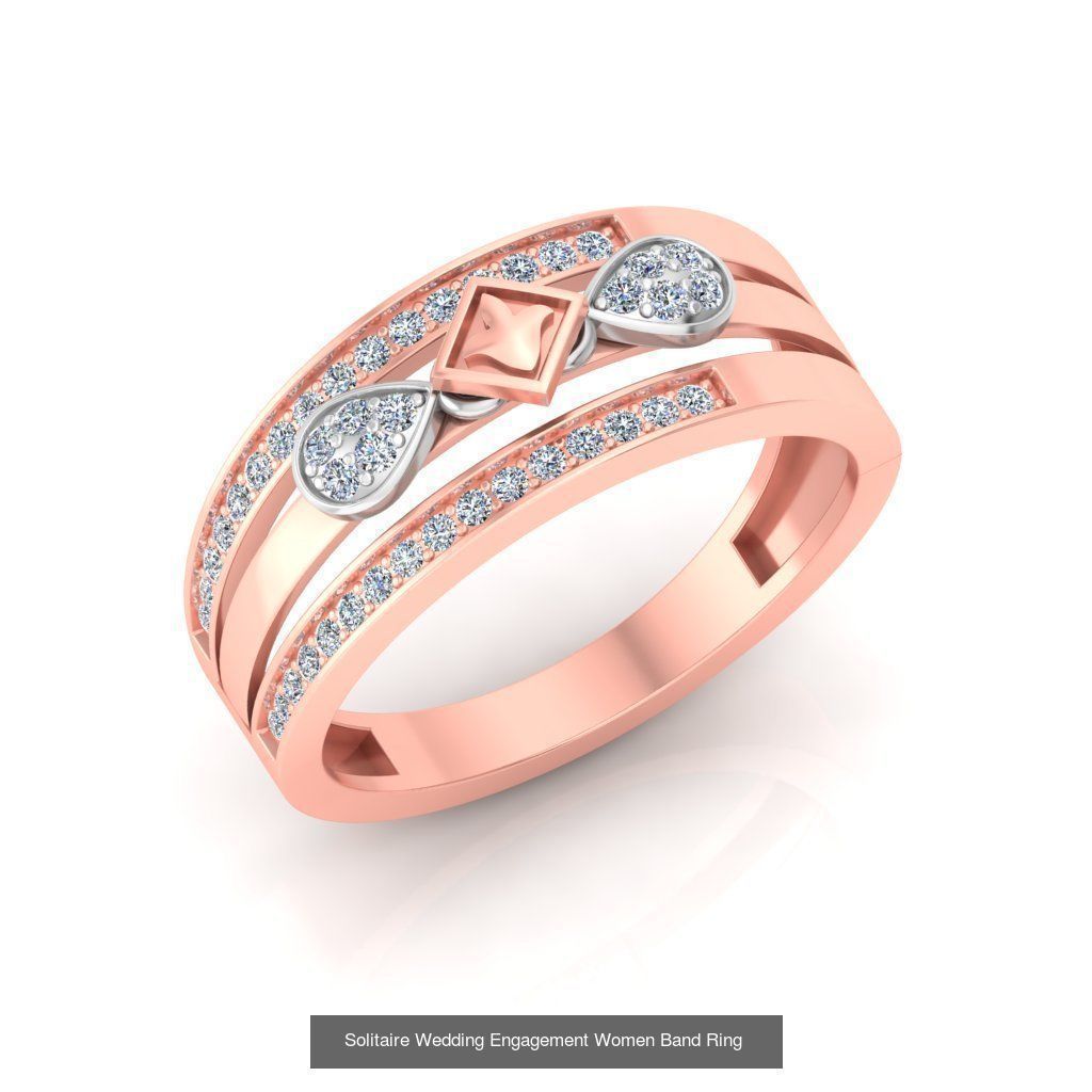 86 Solitaire Wedding Engagement Women Band Rings Collection _46