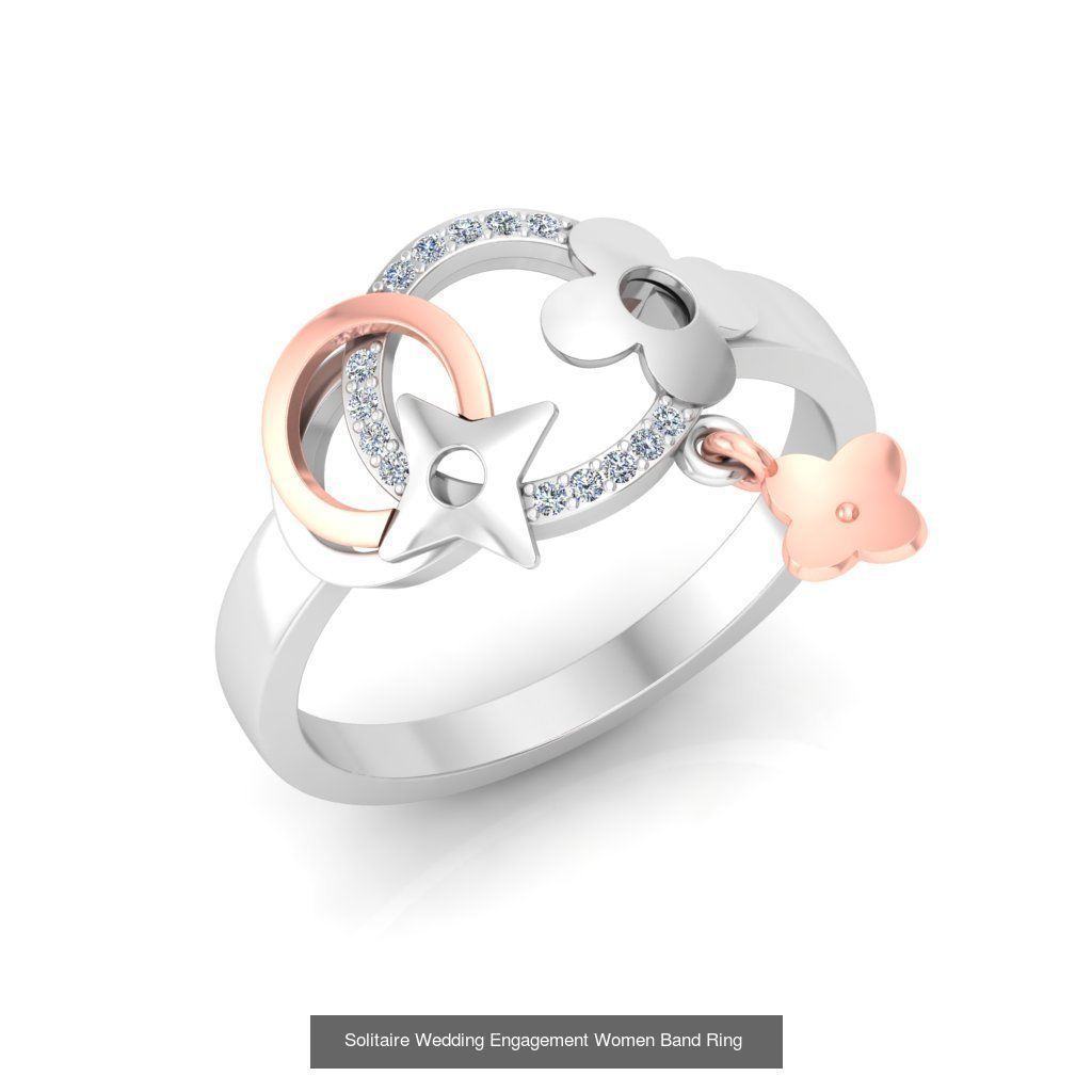 86 Solitaire Wedding Engagement Women Band Rings Collection _44