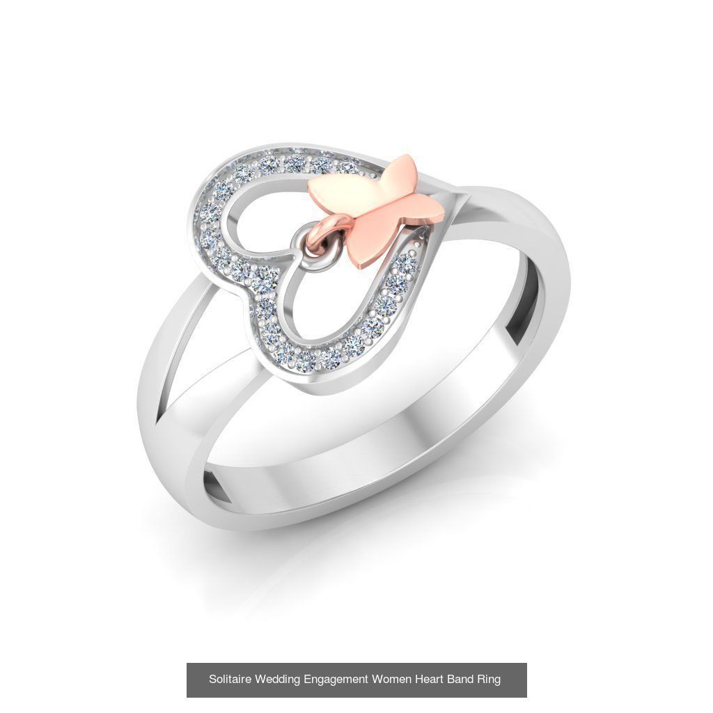 86 Solitaire Wedding Engagement Women Band Rings Collection _88