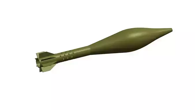 mortar grenade 3D model