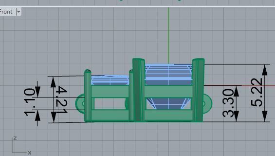 Pear tennis barcelet 3401 3D print model 3D print model_5