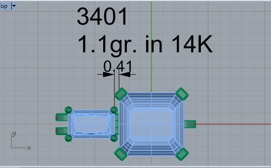 Pear tennis barcelet 3401 3D print model 3D print model_4