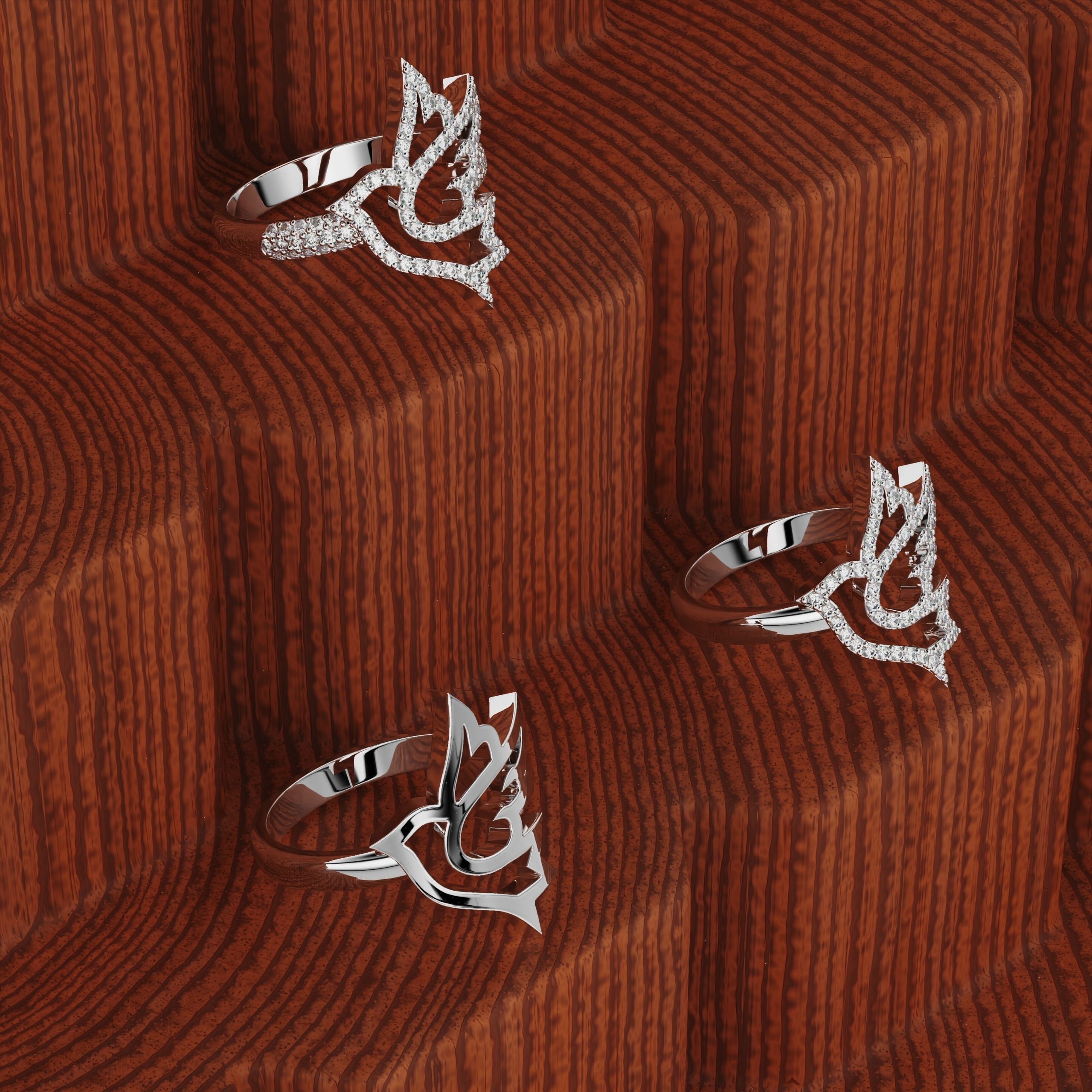 Ring Bird  3D print model_1