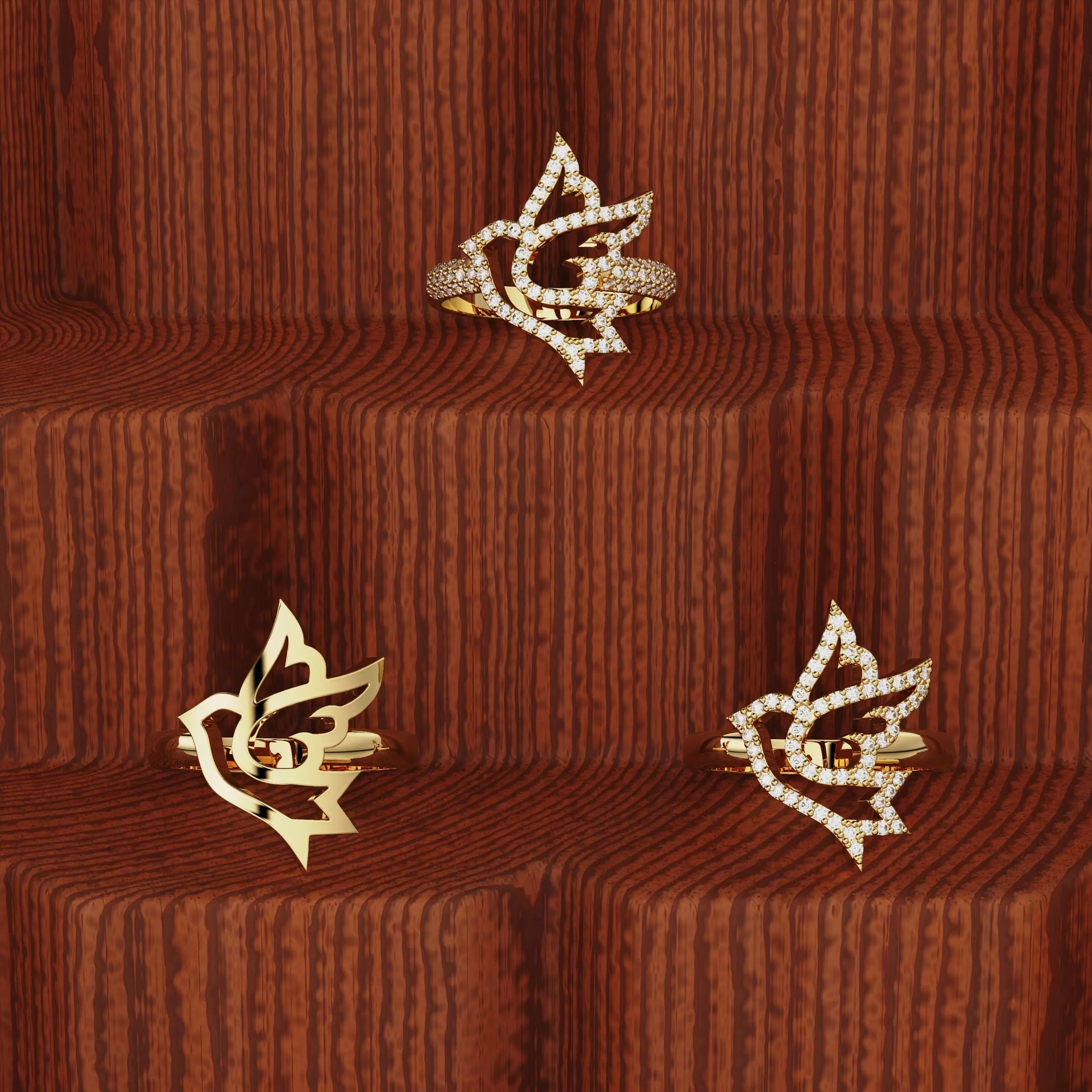 Ring Bird  3D print model_0