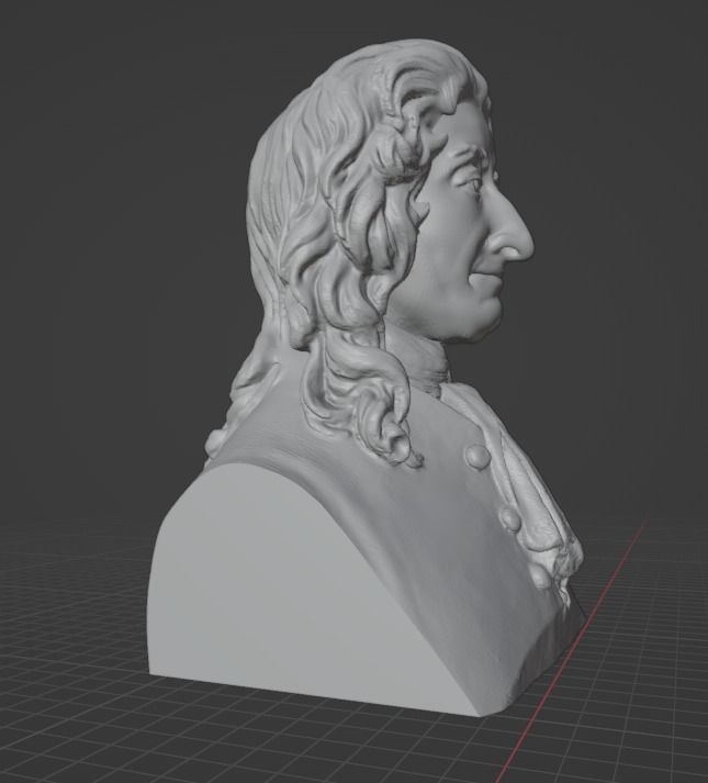 Jean de La Fontaine 3D print model_8