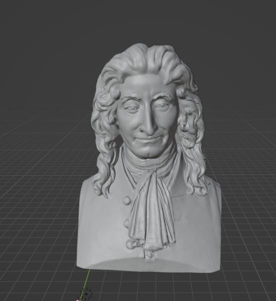Jean de La Fontaine 3D print model_9