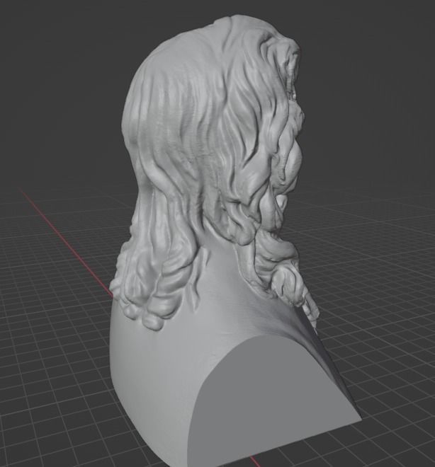 Jean de La Fontaine 3D print model_12